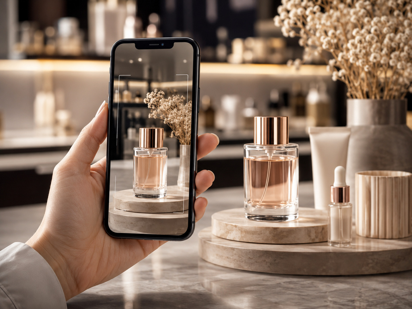 Experiencia AR de perfume